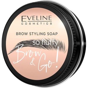 Eveline Cosmetics - Brow & Go! - Wenkbrauwstylingzeep - 25 gr - Veganistisch