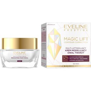 Eveline Cosmetics Magic Lift Verjongende nacht-lifting-crème met 12% actief complex - anti-aging verzorging voor rijpe huid