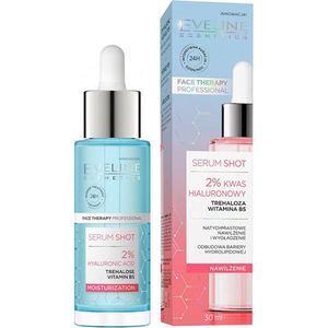 Eveline Cosmetics - Serum Shot - Gezichtsserum - 30ml - 2% Hyaluronzuur