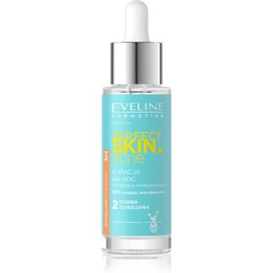 Eveline Cosmetics Perfect Skin .acne Intensieve Nachtverzorging tegen Oneffenheden van Acne Huid 30 ml