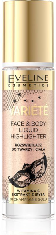 Eveline Cosmetics - Variété - Highlighter - Tint 01 Sparkling Wine Gold - 30 ml