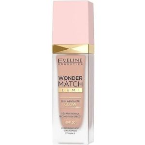 Eveline SPF20 Wonder Match Lumi Illuminating Foundation 30 ml, nr. 20 naakt
