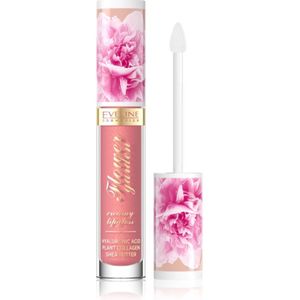 Eveline Cosmetics Flower Garden Crèmige Lipgloss met Hyaluronzuur Tint 02 Sweet Daisy 4,5 ml