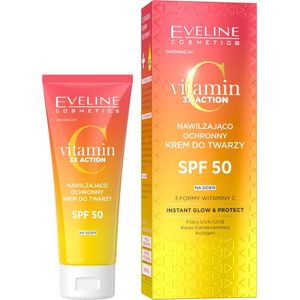 Eveline Cosmetics - Vitamin C 3x Action - Hydraterende Dagcrème - SPF 50 - 30 ml