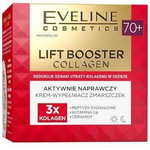 Eveline Cosmetics - Lift Booster Collageen Rimpelvuller - Crème 70+ - Huidvriendelijk