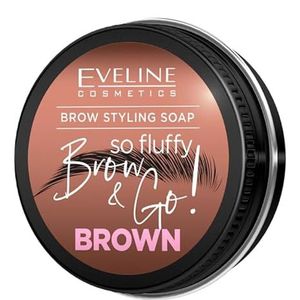 Eveline Cosmetics - Brow & Go! - Wenkbrauwstylingzeep - Bruin - 25 g