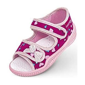 Vi-GGa-Mi Ania slippers voor meisjes, Amarant Pink, 19 EU