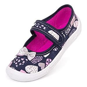 Vi-GGa-Mi Dorota slippers voor meisjes, donkerblauw-wit., 27 EU