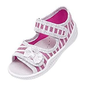 Vi-GGa-Mi Ania P slippers voor meisjes, roze-wit., 22 EU
