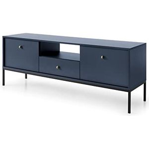 TV-meubel, 154 cm, mono, tv-meubel, tv-tafel, tv-standaard, moderne meubels, meubels met poten