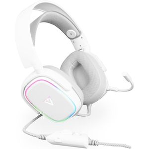 Modecom MC-899 Prometheus Headset Bedraad Hoofdband Gaming Wit (Bedraad), Gaming headset, Wit