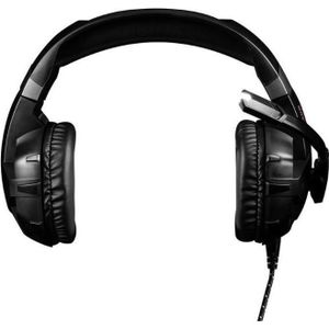 Modecom MC-849 SHIELD su mikrofonu (Bedraad), Gaming headset, Zwart