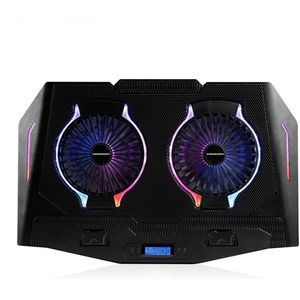 Modecom - CF21 RGB Silent - Notebookstandaard - Zwart - Metalen Gaas en Kunststof