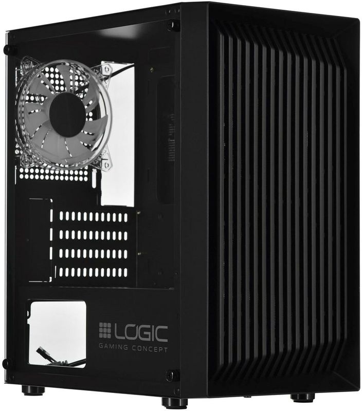 Logic - ATOS - PC Behuizing - Zwart - Mini Tower - USB 3.0