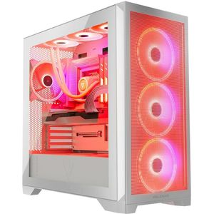 Modecom - Vulkaan Expanse S Apex ARGB - PC-behuizing - Wit - Midi Tower