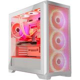 Modecom - Volcano Expanse T - Midi Tower - Wit - ARGB Verlichting