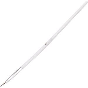 MollyLac - Nailart Penseel - Wit - Kunststof - Borstellengte 10 mm