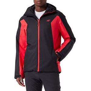 4F Men's SKI Jacket KUMN002 Jeans Red, S voor heren, Netto, S