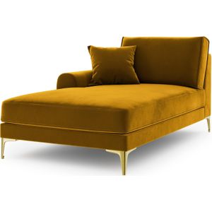 Chaise longue Madara links velvet | Mazzini Sofas