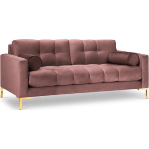 Cosmopolitan - 3-Zitsbank - Roze - Fluweel