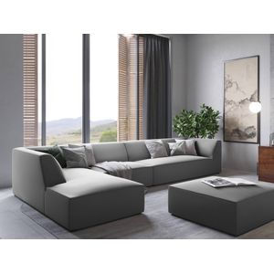 Windsor & Co - Hoekbank Sao - Grijs - Fluweel