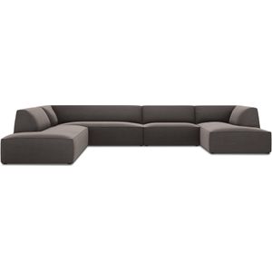 Windsor & Co Sao U-bank - Hoek Links - Velvet - Donkergrijs