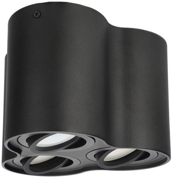 EDO - SKAND 3 - Opbouwspot - Zwart - Aluminium - Draaibare Plafondspot met GU10 Fitting