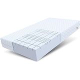 FDM Pearl matras 90x200 cm koudschuim matras hoogte 24 cm hardheidsgraad H4 7 ligzones Oeko-Tex geschikt voor mensen met een allergie tijk wasbaar HR-schuim