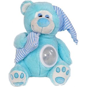Projector Sleeping teddy bear blue