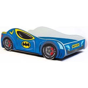 Autobed - Batmobiel Thema - 140x70cm - met Matras