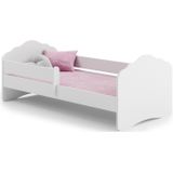 Kinderbed - met hekje - 160x80cm - met matras - max. 110kg