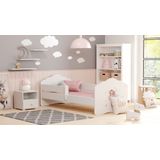 Kinderbed met spijlen - Fala - 140x70 - met matras & frame