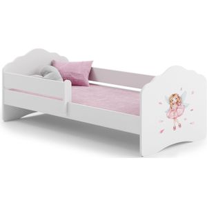 FALA Peuterbed met hekje & matras fee thema