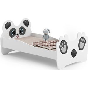 Kinderbed - Panda Thema - 140x70cm - met Matras