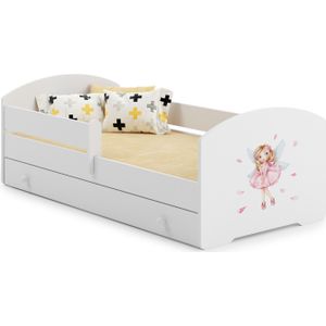 Kinderbed - fee thema - met lade & matras - 140x70 cm