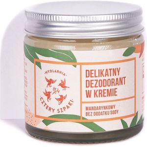 Deodorant - Mandarijn - Crème - Voor Gevoelige Huid