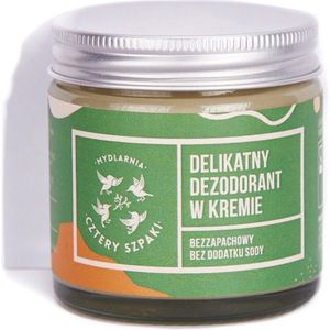 Cztery Szpaki Crème Deodorant, Soda en Geurvrij - 60 ml