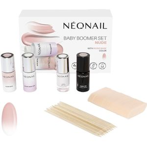 Nagelversiering - Baby Boomer Set - Nude - Inclusief Base en Gel