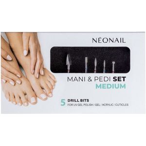 NEONAIL Mani & Pedi 5 Drill Bits Set - Medium Sets 0