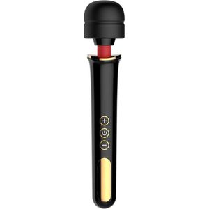 Wand Massager-  Vibrator- Ultra Sterk - -Groot-  USB Oplaadbaar - Zwart- 20 Functies - Cadeau Tip!