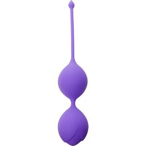 Vagina Balletjes - Silicone Kegel Balls 36mm 90g Purple - Boss Series