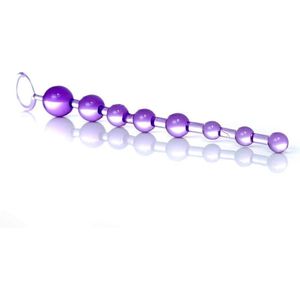 Anale Kettting - Jelly Anal - 10 Beads Paars