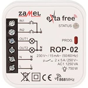 EXTA FREE ROP-02 2-kanaals draadloze ontvanger