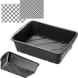 Groene ronde tuin zeef plastic raadsel steen zand zaailing mesh zeef tuingereedschap voor compost grond steen mesh tuin gereedschap zaad zeven zeef plantin | NL Groene ronde tuin zeef plastic raadsel steen zand zaailing mesh zeef tuingereedschap voor compost grond steen mesh tuin gereedschap zaad zeven zeef plantin | NL
