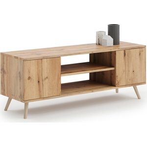 Houten tv-meubel - houten poten - 120x40x60cm