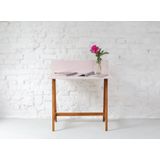 Luka Grafiet Bureau | 85cm breedte | Eiken poten