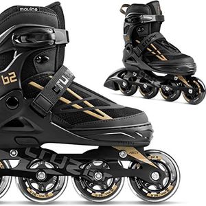 Movino Cruzer B2 Inlineskates, verstelbaar, maat 38-41, lengte binnenzool: 24-26 cm