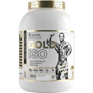 Kevin Levrone - Gold Line - Gold Iso - Eiwit isolaat - 2000g - Aardbei / Strawberry