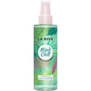 La Rive Body En Hair Mist Mind Chill Dames 200 Ml Groen/roze
