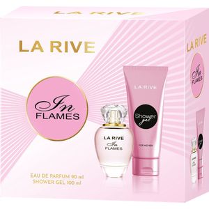 LA RIVE Vrouwengeuren Women's Collection In FlamesCadeauset Eau de Parfum 90 ml + Shower Gel 100 ml